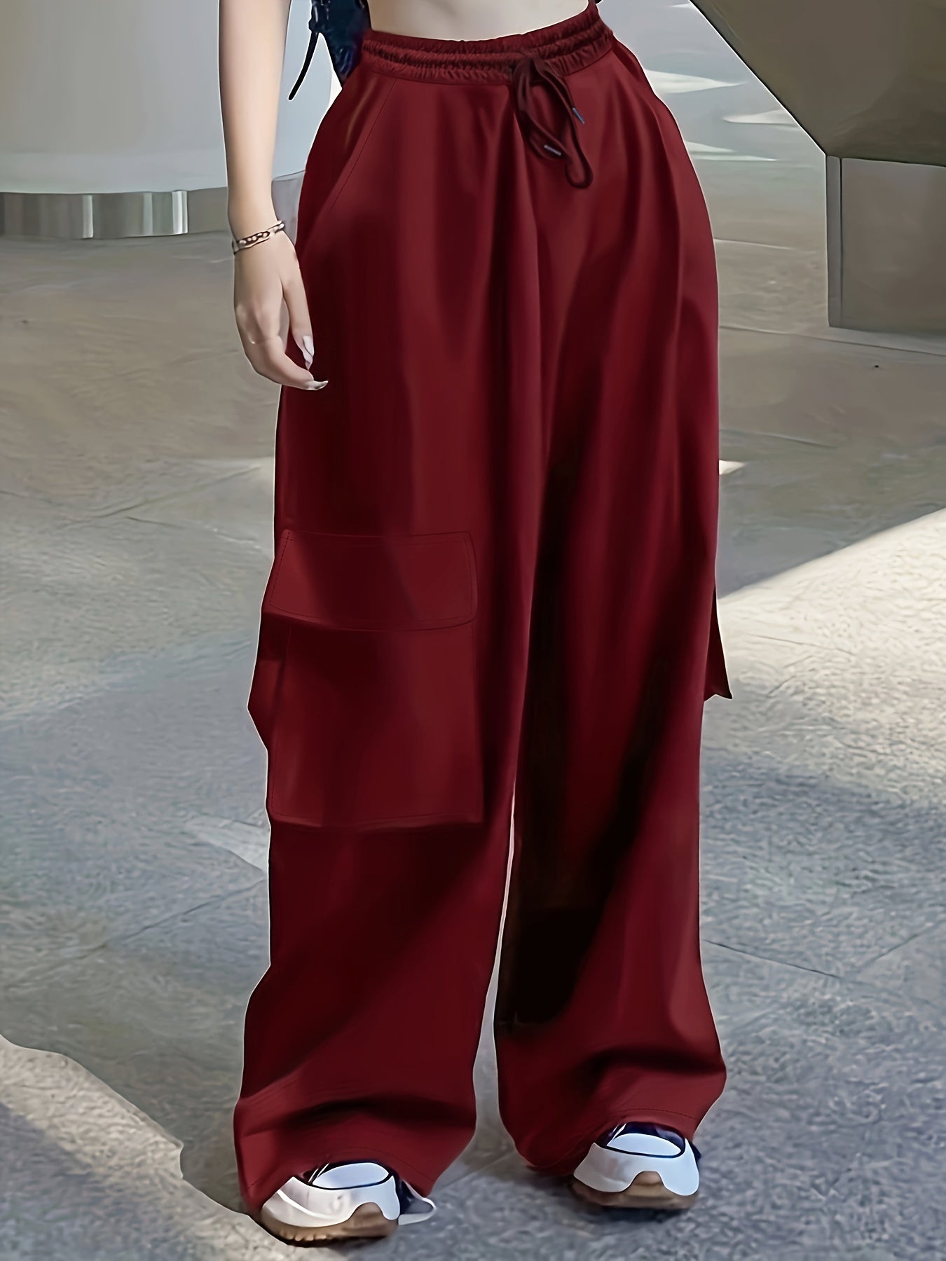 Y2K Spicy Girl cho'ntakli salqin shimlar ayollar uchun