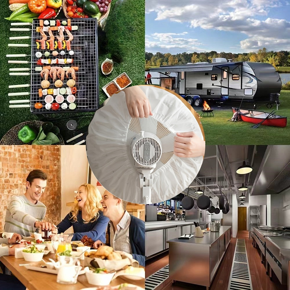 Universal Electric Fan Dust Cover Waterproof Dustproof Safety Net Protector