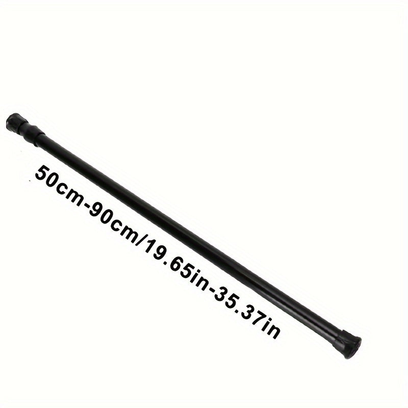 Telescopic Curtain Rods Clothes Drying Support Shower Rods Adjustable Length