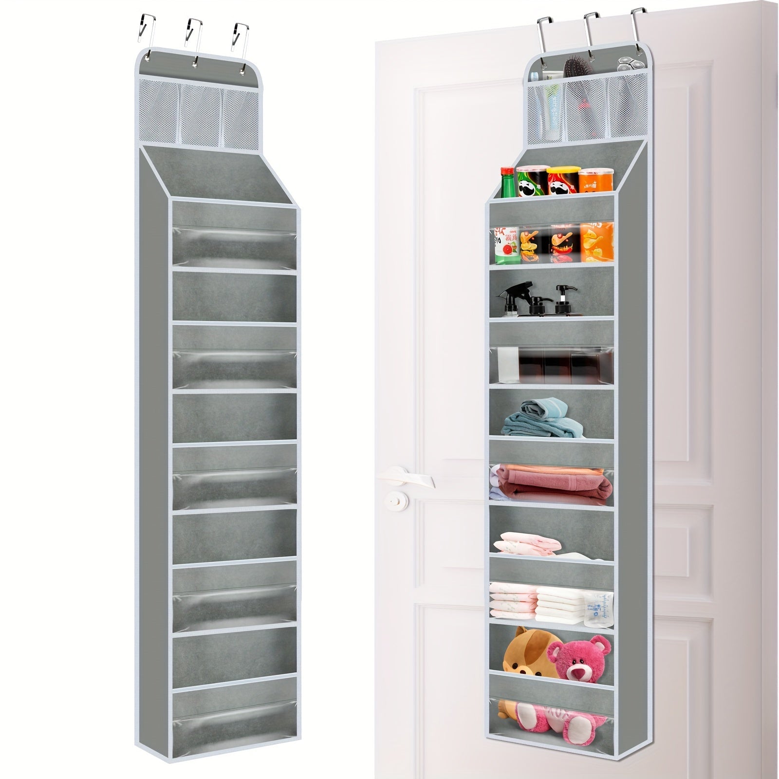 Foldable Storage Organizer with Clear Windows for Toys Clothes and Miscellaneous Items