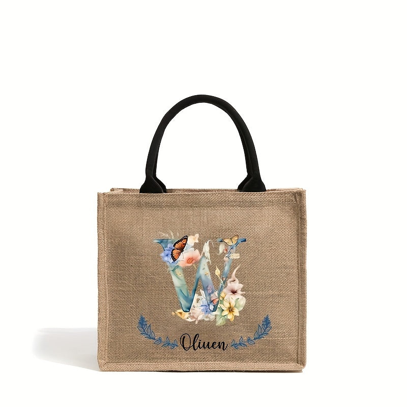 Personalized Bridesmaid Tote Bag for Weddings and Parties Lightweight Polyester Handbag