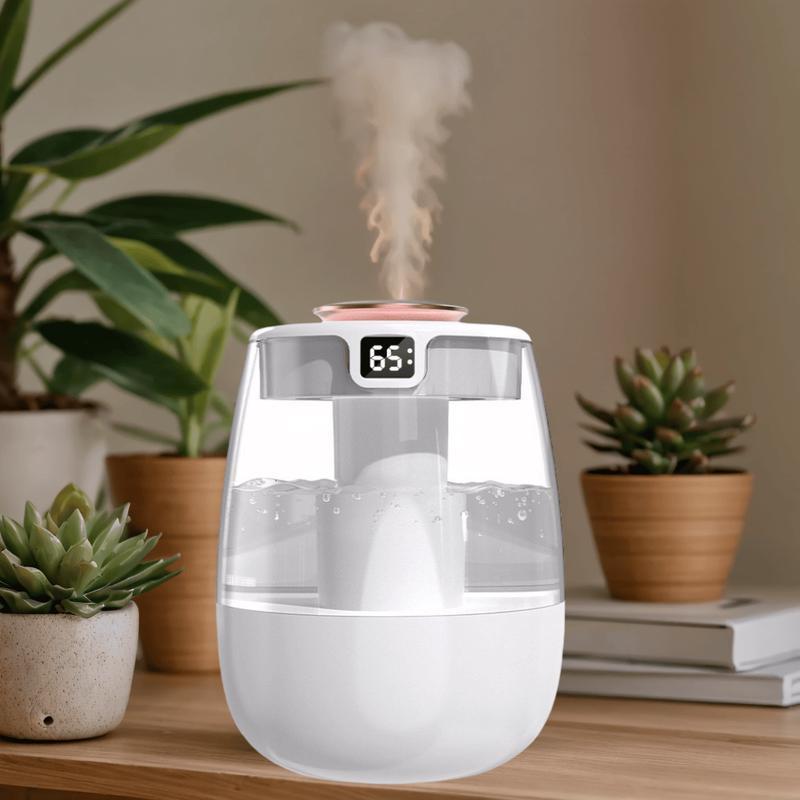 Dual Spray Ultrasonic Humidifier with Night Light and USB Portable