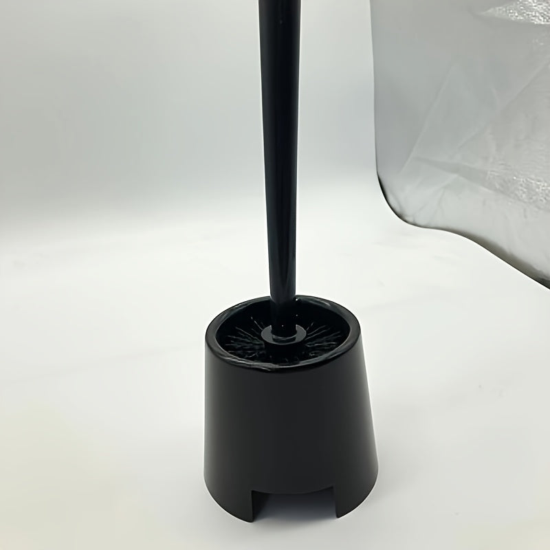 Elektrsiz hojatxona cho'tkasi to'plami, egiluvchan uzun tutqichi bilan, hammom idishlari uchun plastik tozalash cho'tkasi, o'lik burchaksiz dizayn, yashash xonasi, hammom, hojatxona, patio uchun tutqich kiritilgan - qo'lda tozalash vositasi