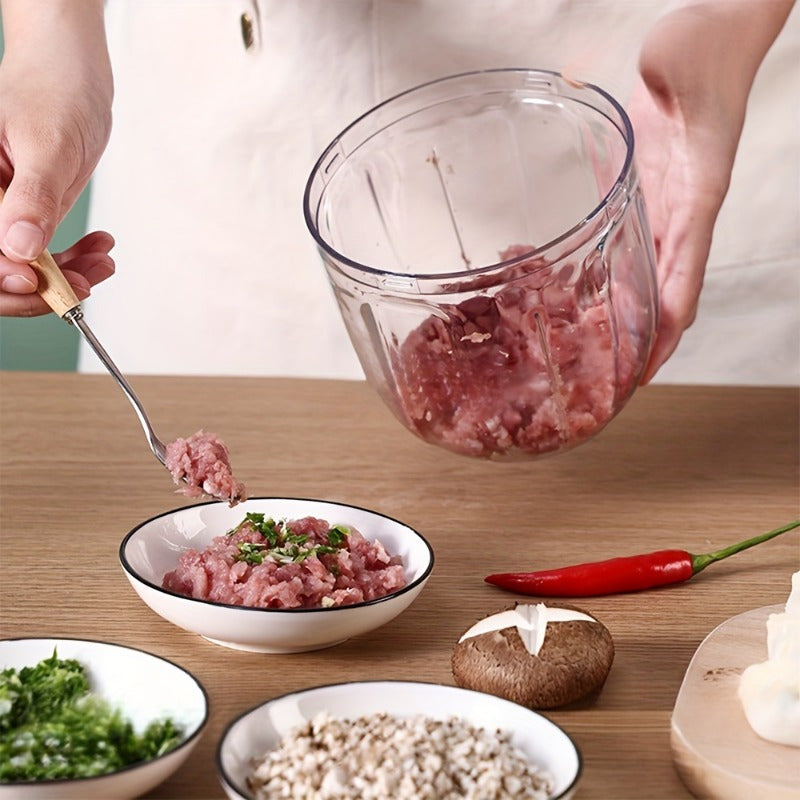 Manual Food Chopper, Multi-Functional Kitchen Appliance for Meat, Vegetables, Garlic