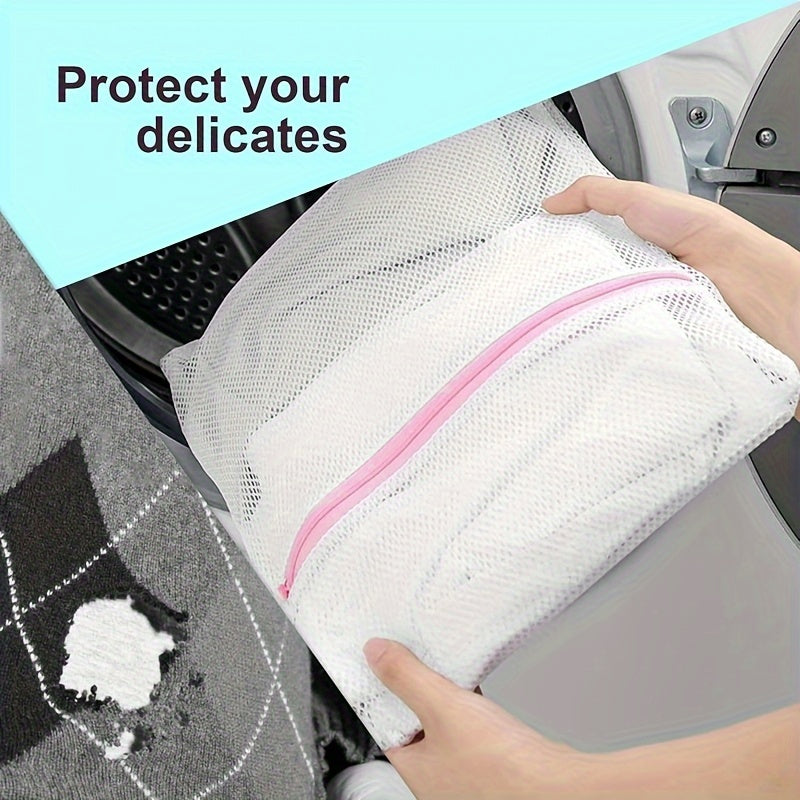 Mesh Laundry Bags Set of 4 for Underwear Toys and Travel Large Medium Small