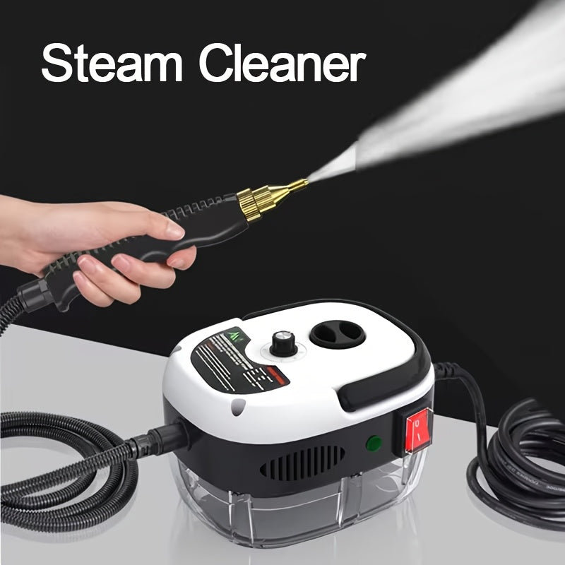 3 ta cho'tka boshli, 6 ta sozlanadigan tezlikka ega, 1500W quvvatga ega portativ bug' tozalagich. Oshxona, mebel, hammom va avtomobil uchun ideal.