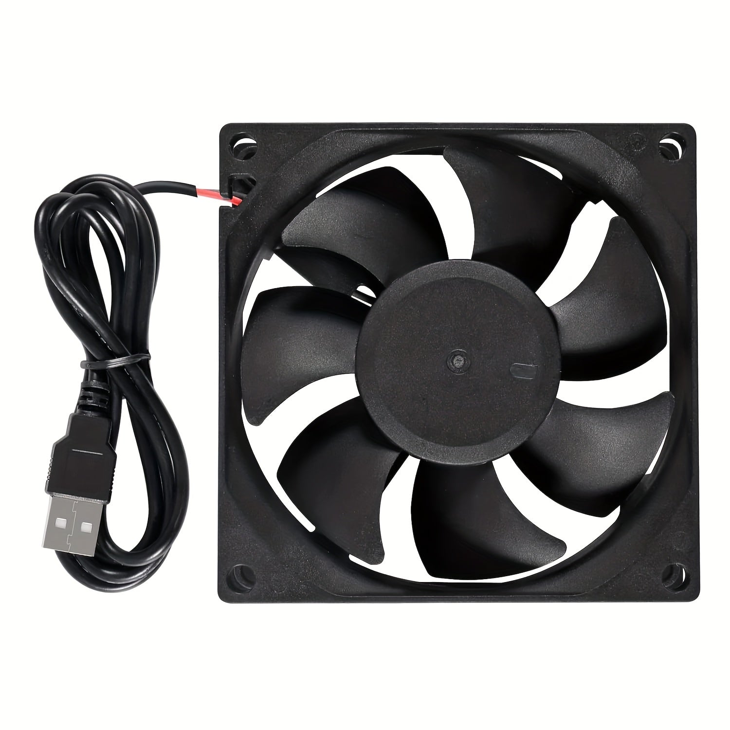 80mm x 25mm USB Portable Computer Cooling Fan Quiet High Airflow Small Device Fan