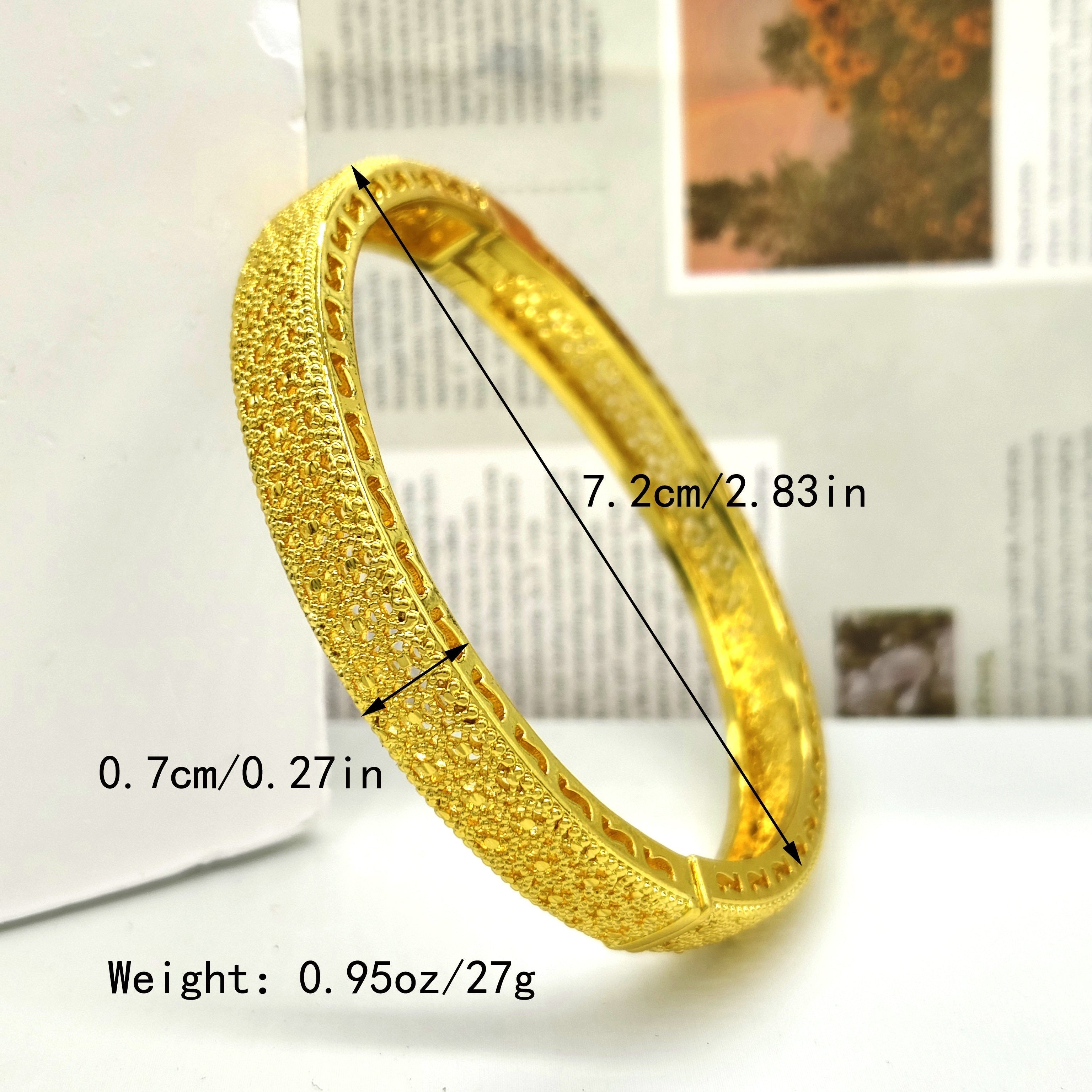 Women’s Copper Bracelet Tribal Style Bangle for Everyday Wear