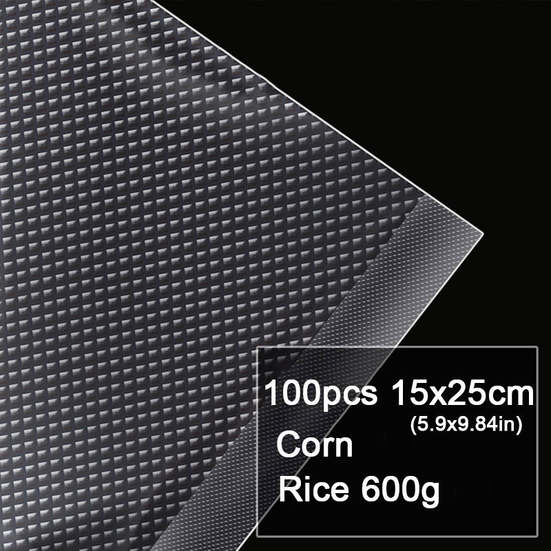 100 Pieces Vacuum Sealer Bags Food Storage Plastic Bags for Food Preservation