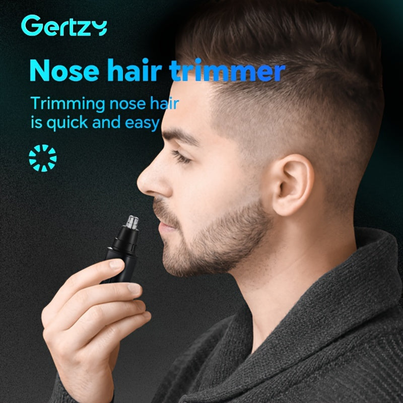 4-in-1 Rechargeable Ear Nose Hair Trimmer for Men and Women with 4 Replacement Heads