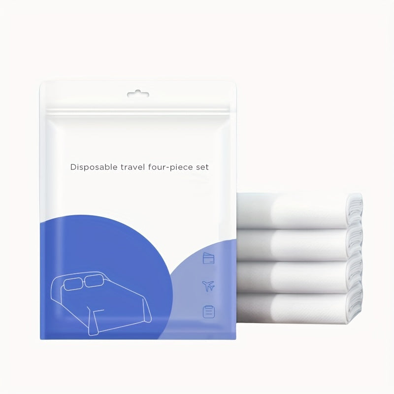 Hypoallergenic Viscose Bedding Set with Pillowcases and Quilt Cover for Hotels