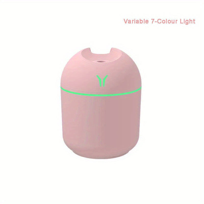 USB quvvatli portativ mini namlagich, 220mL, ultratovushli sovuq nam, avtomobil, ofis, yotoqxona, turli xonalar uchun jim aromatizator, ≤36V