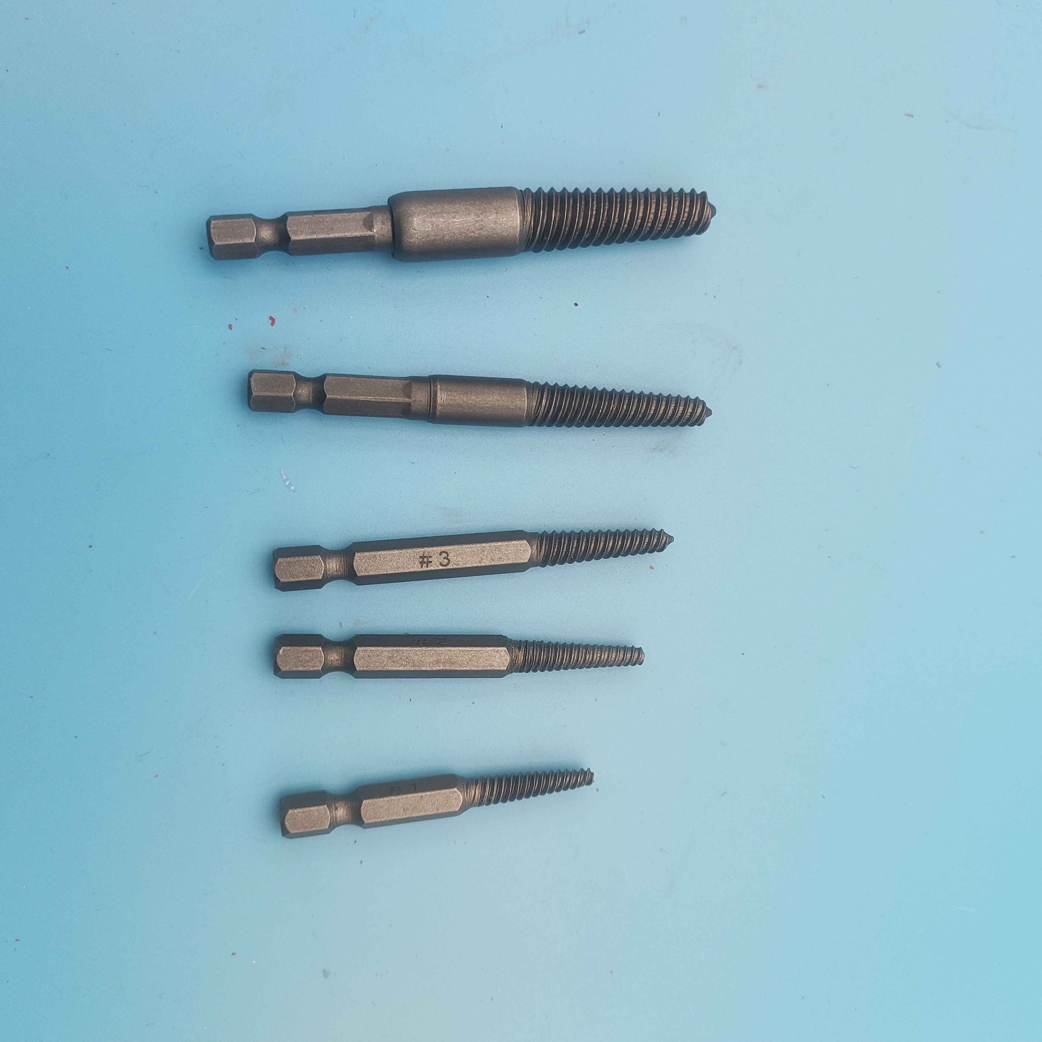 Набор сверл для извлечения шестигранных гнездовых винтов, инструменты для ремонта поврежденных винтов, 5 шт.