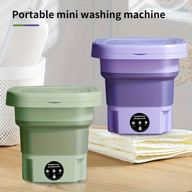Portable 11L Compact Washing Machine for Apartments Dorms Hotels Small Clothes