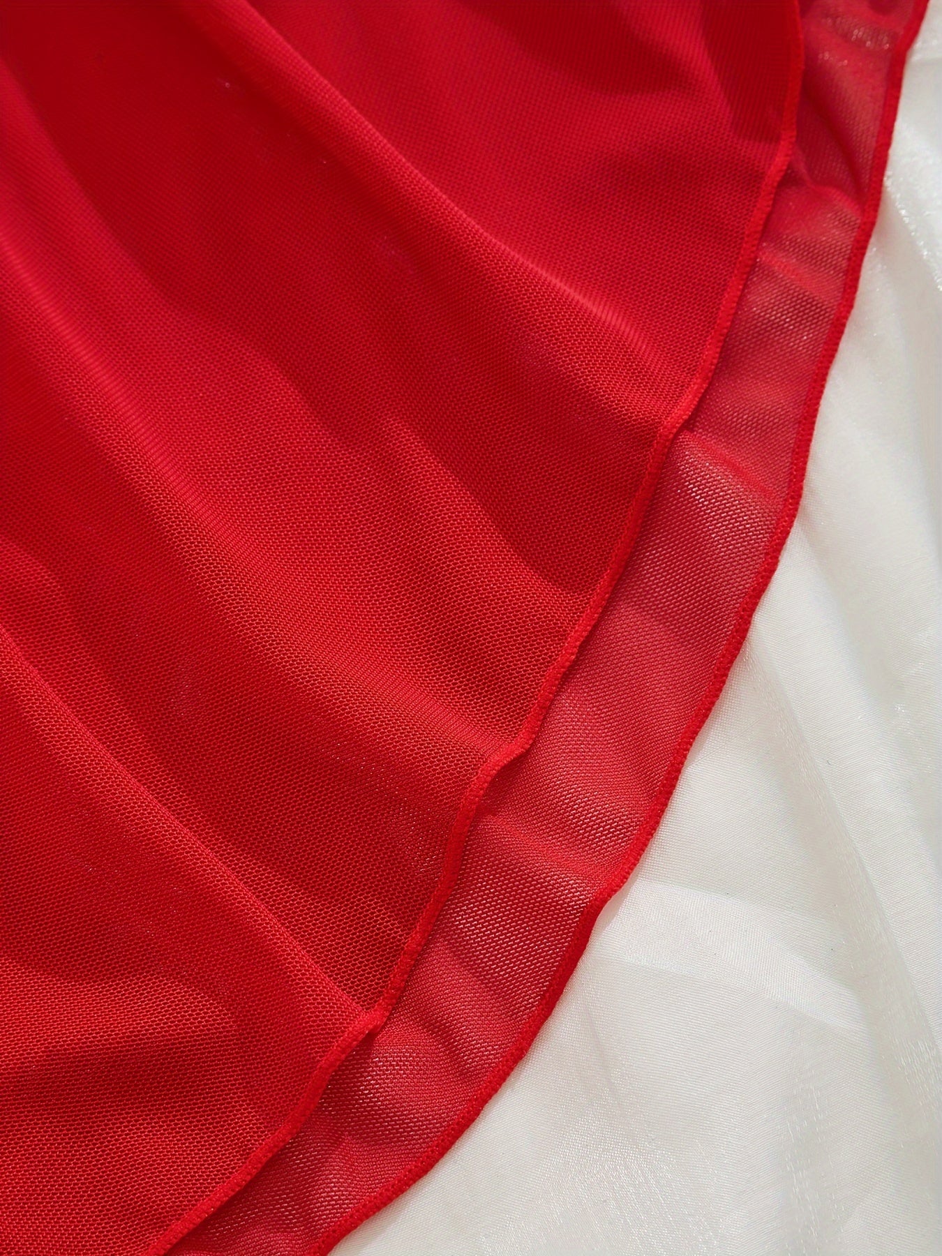 Women's Lace Mesh Floral Pattern Large Size Sexy Lingerie