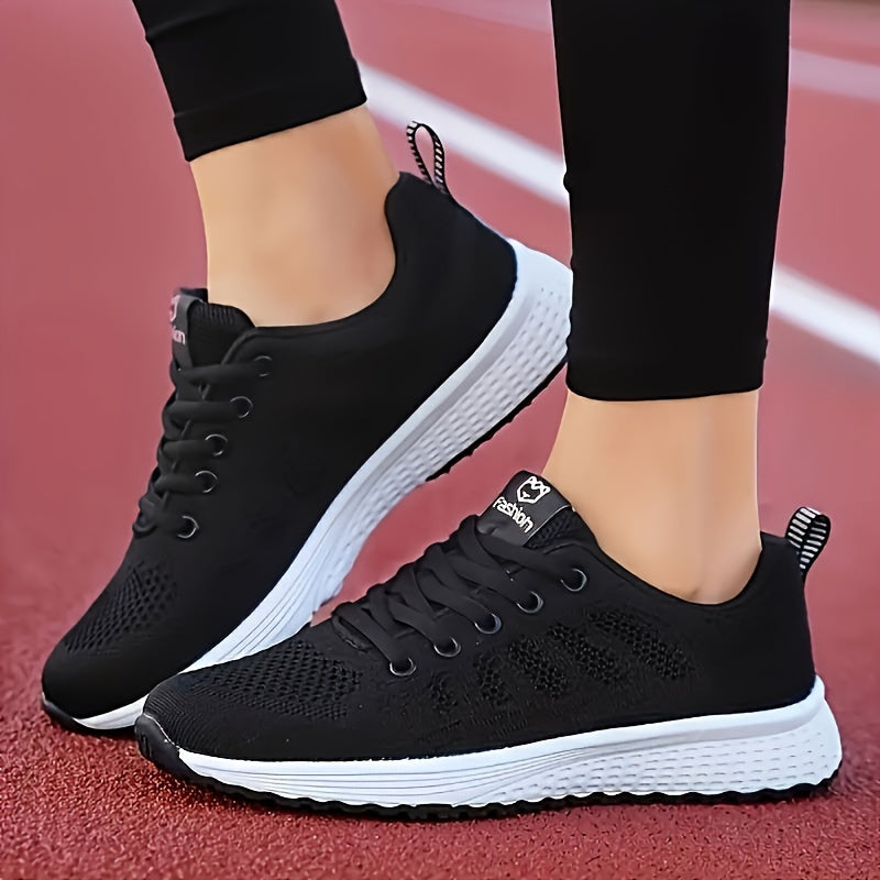 ayollar uchun nafas oluvchi tarmoq yugurish poyafzallari past top sport sneakers