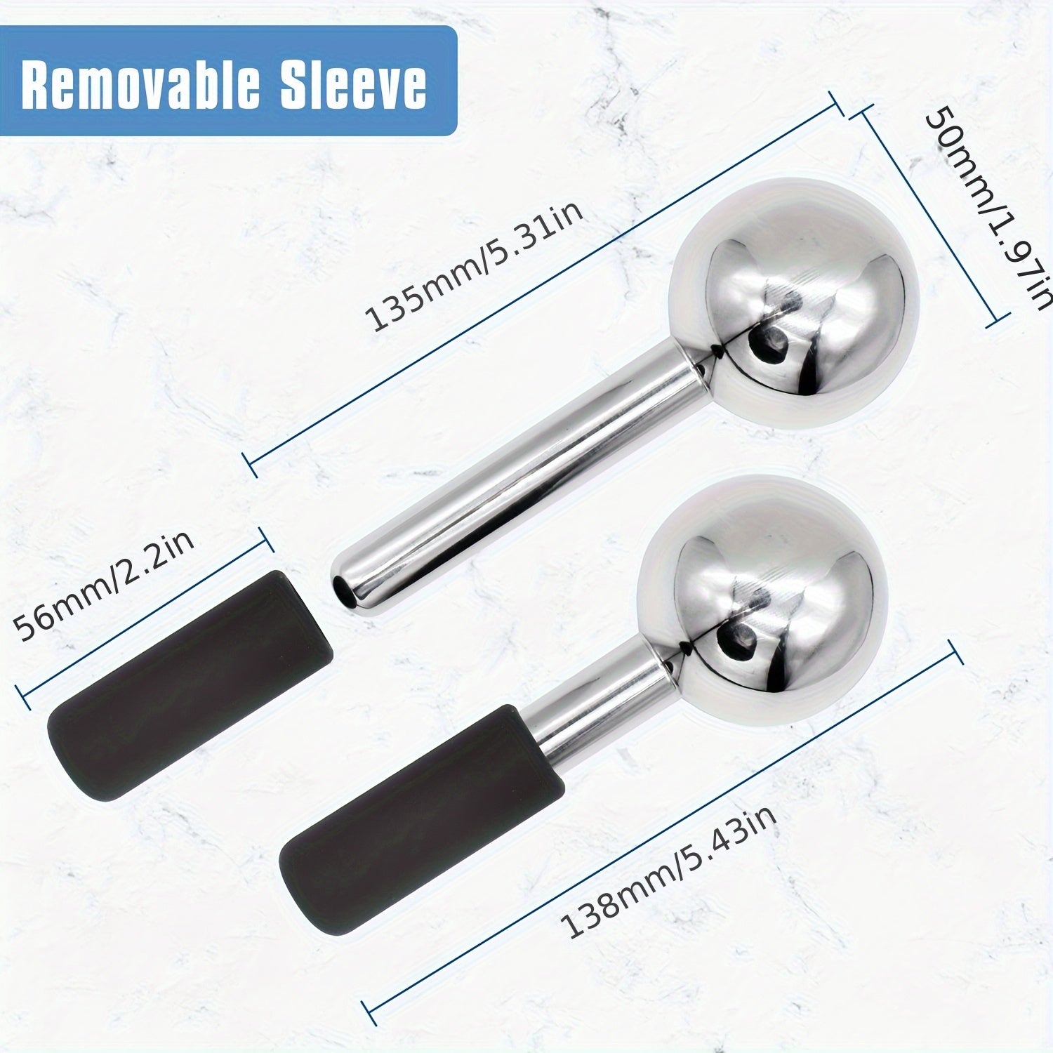 Stainless Steel Face and Eye Massager Non-Electric Cold Compress Tool Rejuvenation Gift for Women