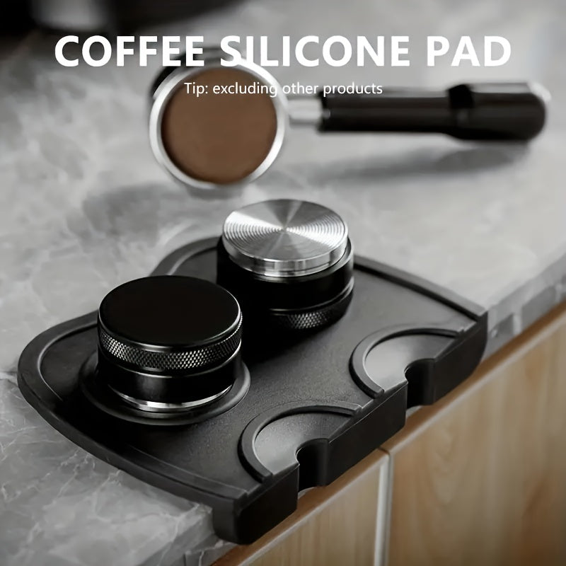Coffee Tamper Mat Non-Slip Silicone Base Barista Tool