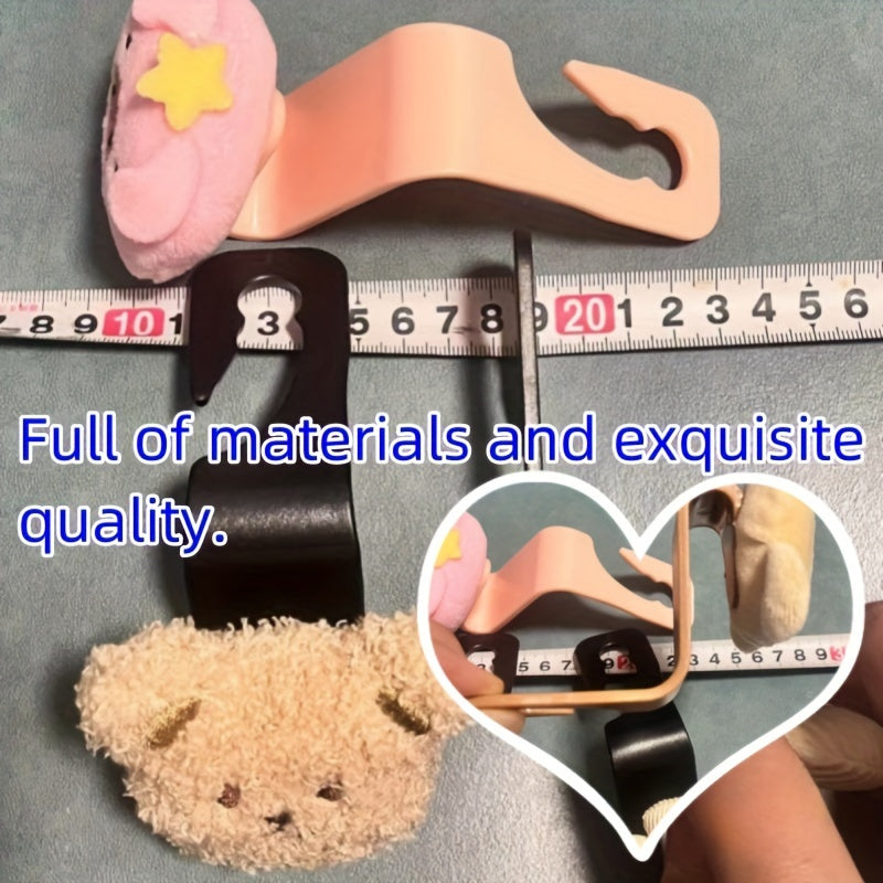 Gancho organizador trasero para asiento de coche, multiusos, interior del coche, gancho oculto trasero