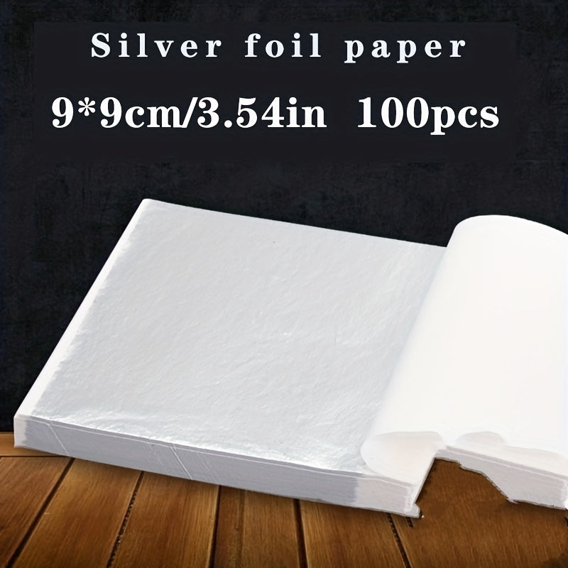 9x9cm Frost-Resistant Foil Sheets 100pcs for Furniture and Hotel Decoration