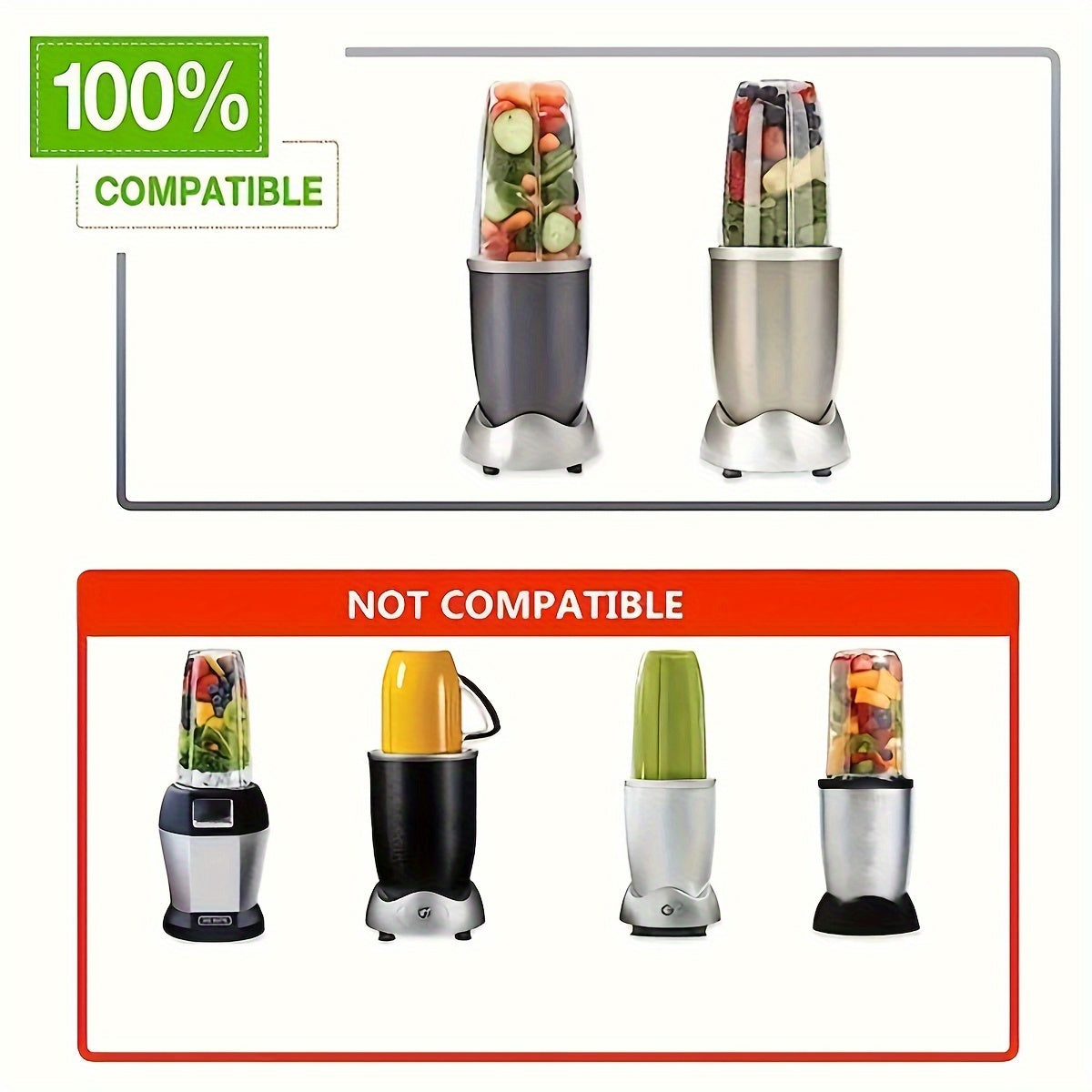 Taza de licuadora de 32oz/24oz/18oz de reemplazo para Nutri Bullet 600W 900W

Source:
Replacement 32oz/24oz/18oz Blender Cup for Nutri Bullet 600W 900W
