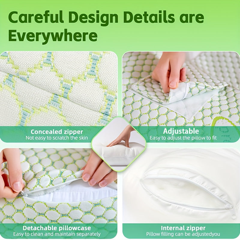 Adjustable U-Shaped Maternity Pillow for Breastfeeding Support Washable and Detachable