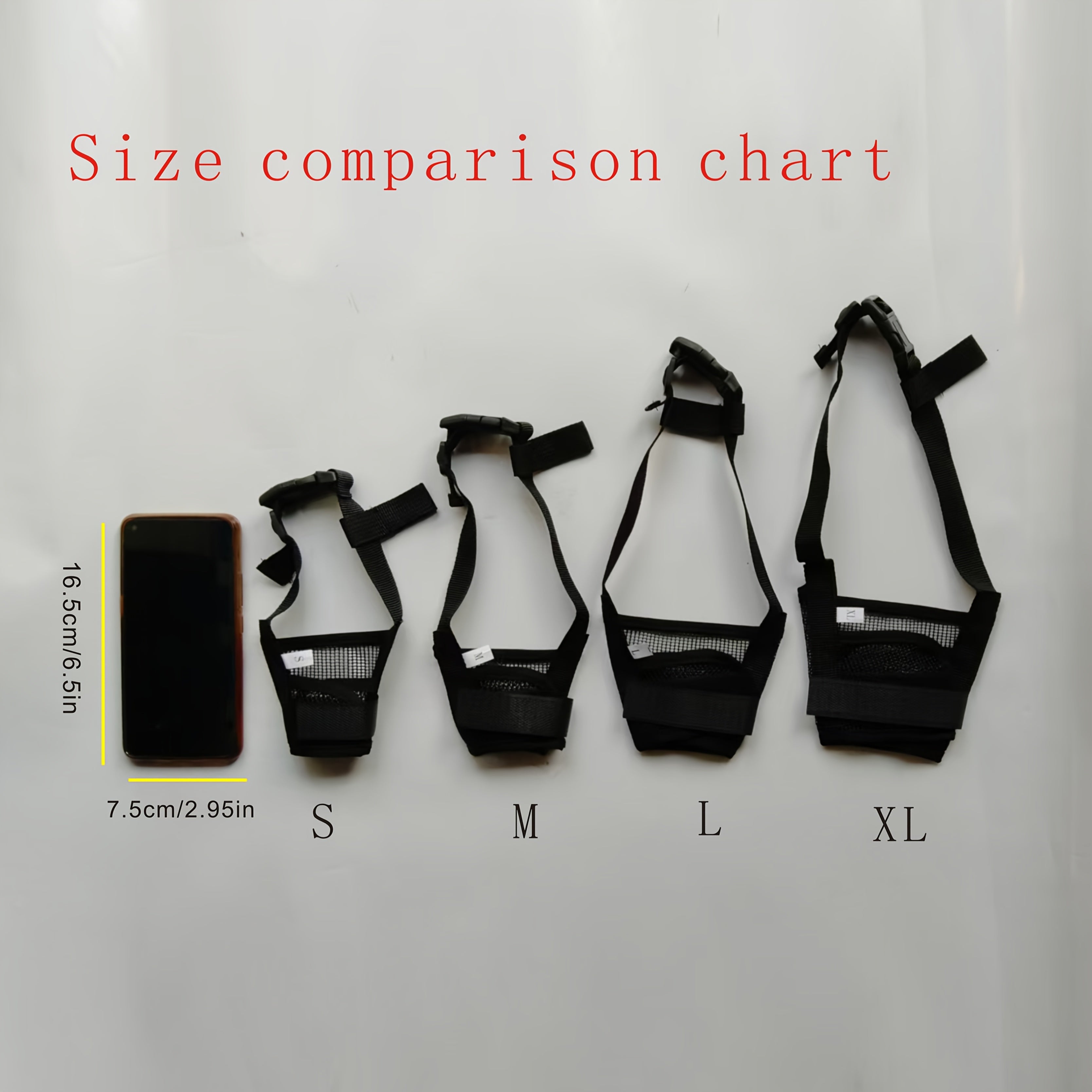 Bozal para perros ajustable y transpirable de poliéster para perros pequeños a medianos que previene morder y ladrar