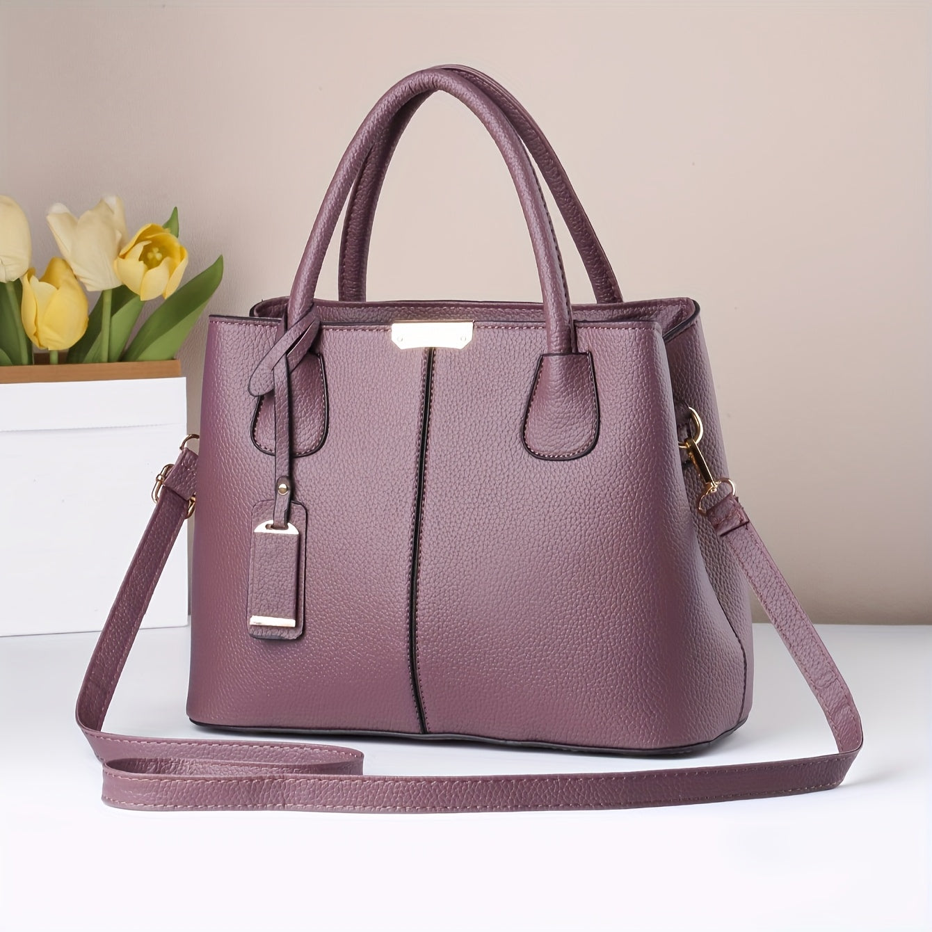 Черная стеганая сумка-тоут для женщин с ремнями через плечо и на плечо