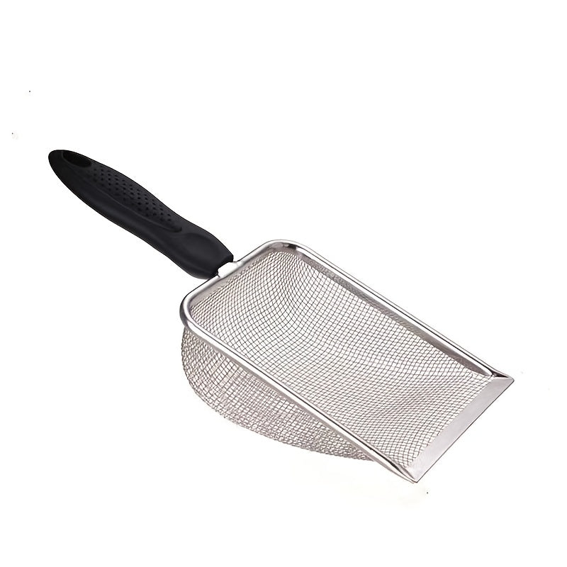 Stainless Steel Cat Litter Scoop Extra Large Durable Filtration Wide Screen