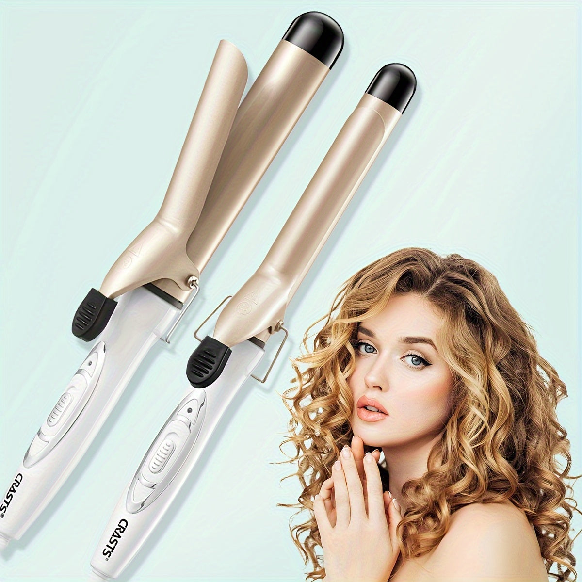Negative Ion Hair Curler Volumizing Wand 32mm 25mm Dry Hair Automatic Curling