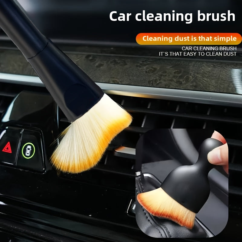 Cepillo de limpieza para interior de coche con cerdas suaves, removedor de polvo para rejillas de ventilación