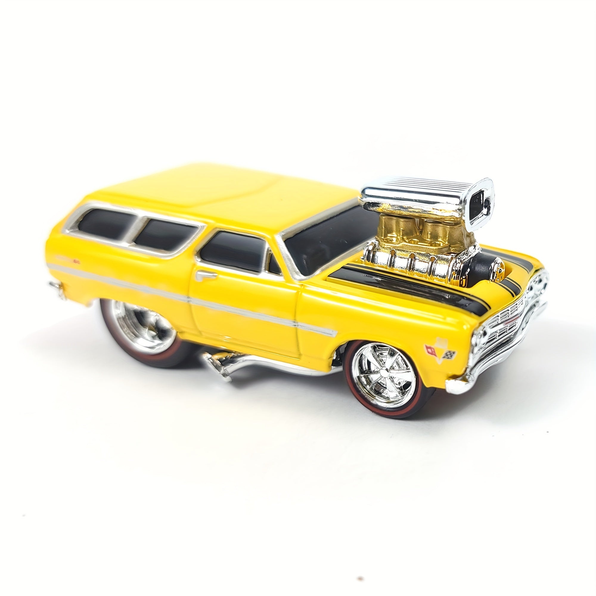 Kids Diecast Metal Car Model 1:64 Scale Yellow Collectible Vehicle Toy
