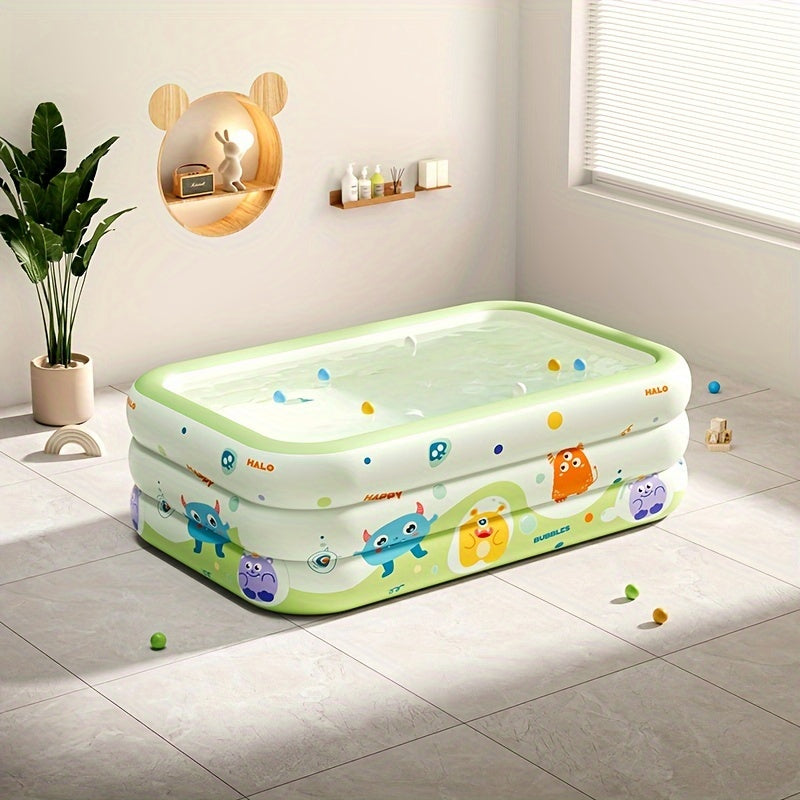 Large Family Inflatable PVC Swimming Pool for Outdoor Water Fun and Parties