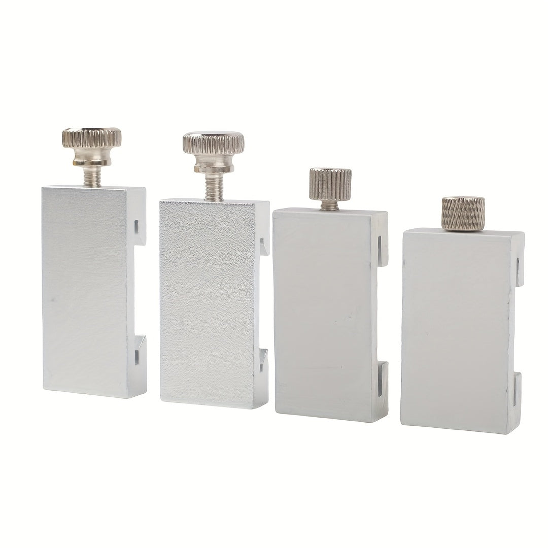 3Pcs Aluminum 15.7-Inch Precision Positioning Rulers Measuring Tools