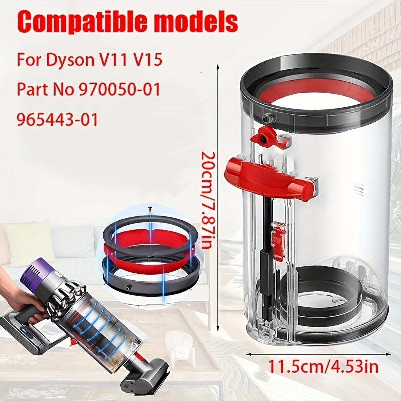 V11/V15/SV14/SV15/SV22 Changyutgich uchun HEPA filtr va tozalash cho'tkasi bilan chang qutisi almashtirish - #970050-01, #965443-01 qismlari bilan mos keladi, binafsha to'r filtr va yashil tozalashni o'z ichiga oladi