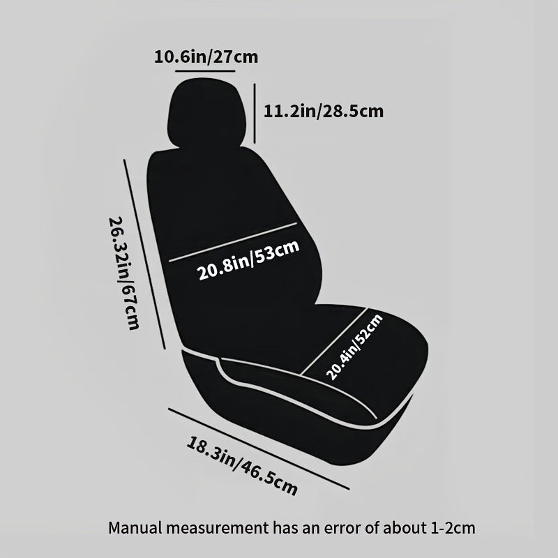 Прочные чехлы для автомобильных сидений из искусственной кожи PU с красной прострочкой и сумками для хранения