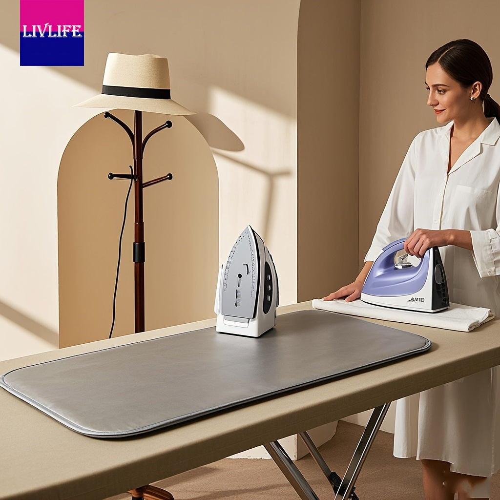 Thick Heat-Resistant Ironing Board with Foldable Design for Home Use