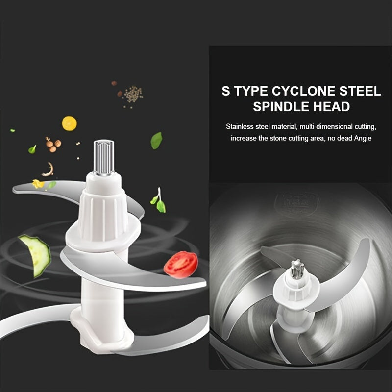 Large Capacity Meat Grinder with Vegetable Grinder Stainless Steel Two Speed Food Grade