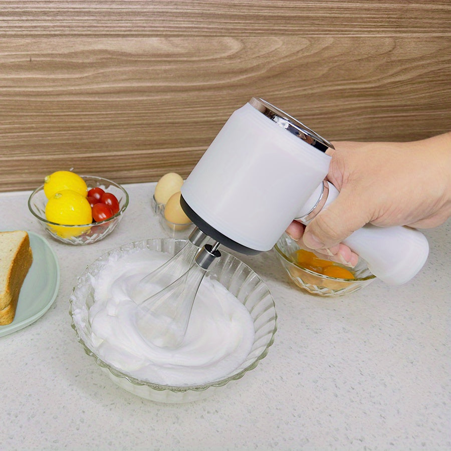 Electric Egg Beater Stainless Steel Hand Mixer with Turbo Mode