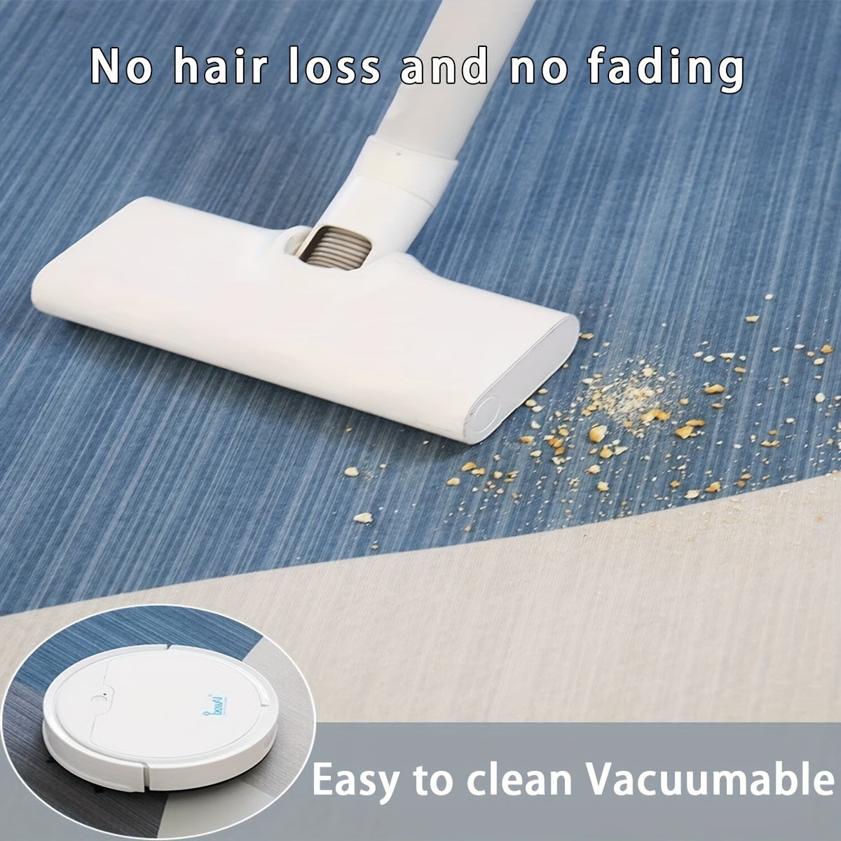 Нескользящий коврик Spring Daisy Welcome: полиэстеровый коврик, пригодный для машинной стирки, для кухни, ванной комнаты, гостиной и прихожей — с декоративным цветочным узором в форме прямоугольника