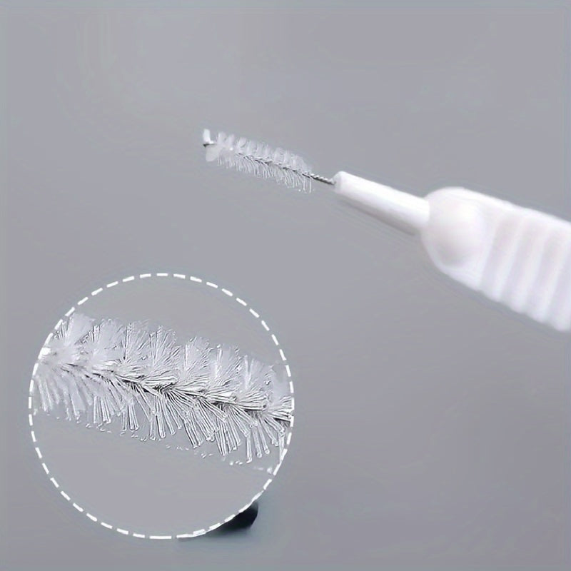 10 Pcs White Shower Head Cleaning Brushes Multi-Functional Nozzle Gap Tools