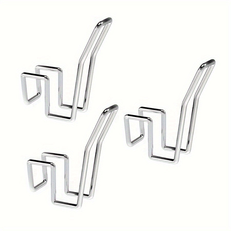 Juego de 3 ganchos de metal para zapatos para organización de armario, a prueba de agua, resistente a la oxidación, duradero