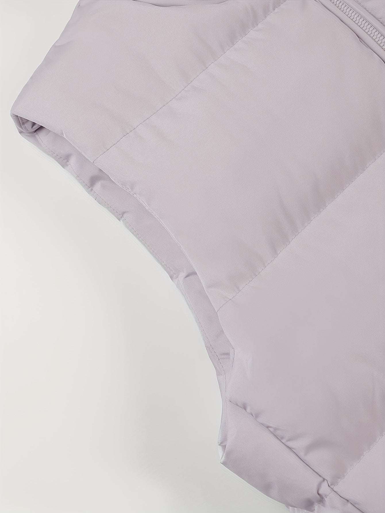 Men's Casual Stand Collar Vest Polyester Woven Sleeveless Fall Winter Outerwear