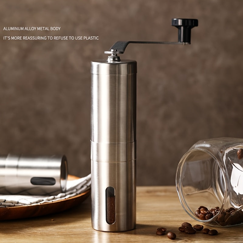 Manual Coffee Grinder Stainless Steel Hand Mill with Ceramic Burr