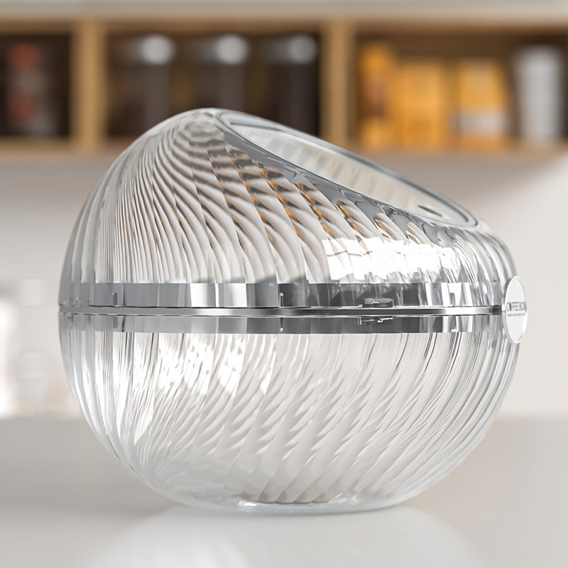 Oval Coffee Pod Holder Transparent Plastic Storage Container with Lid