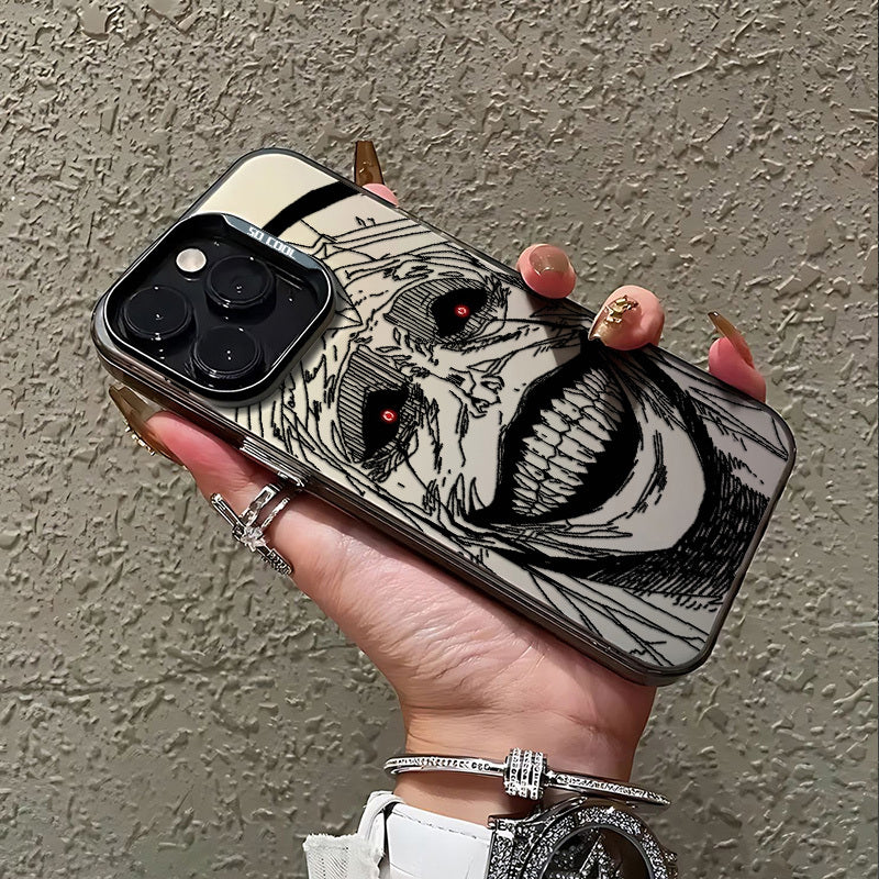 Anime Cartoon Phone Case for iPhone Shockproof Matte Back TPU Compatible with Models 7 to 16