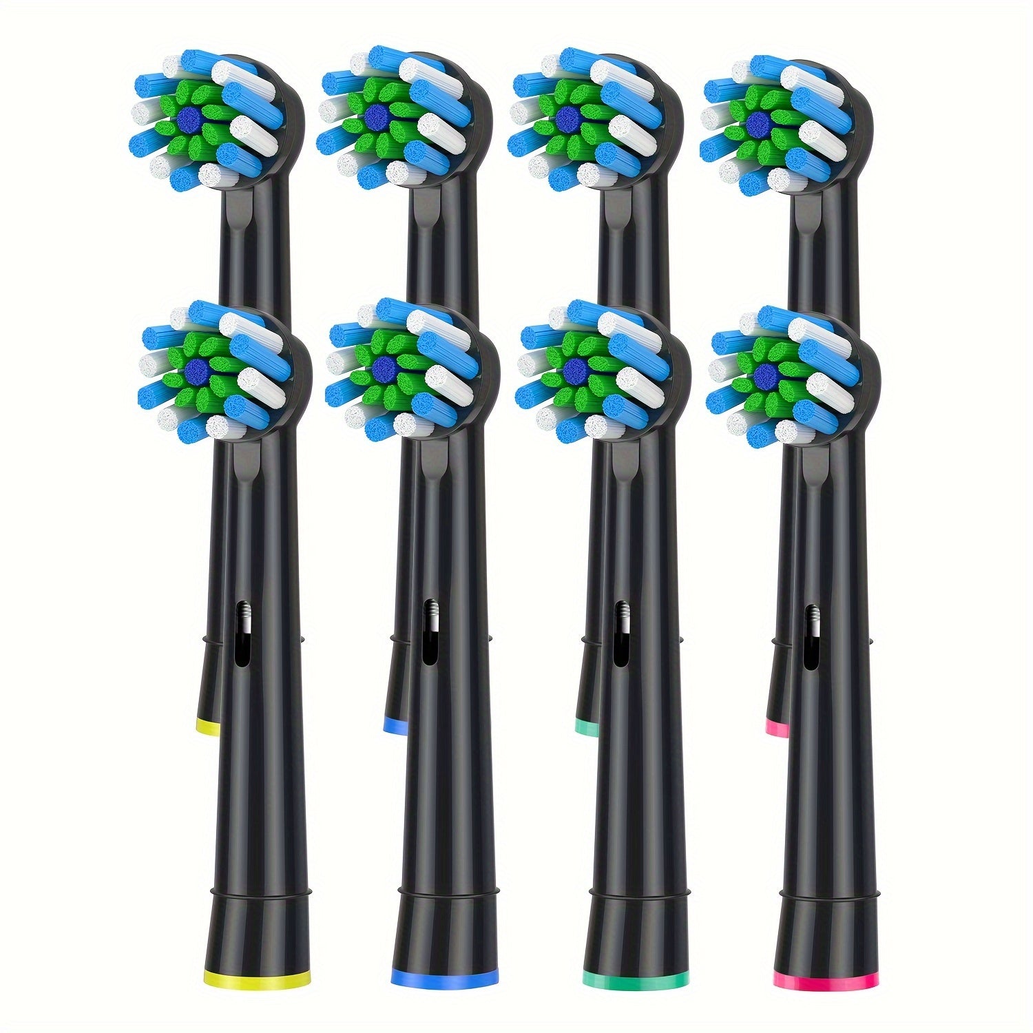 Adult Replacement Toothbrush Heads 4/8 Pack CrossClean Ultrasonic Water Flow