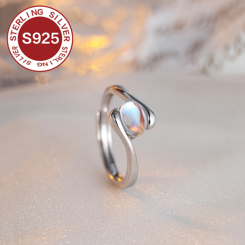 Women's Hypoallergenic 925 Silver Minimalist Ring for Valentine's Day or Mother's Day Gift