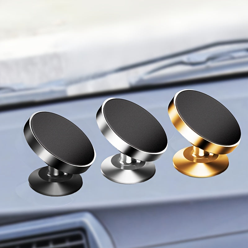 Universal Magnetic Car Phone Holder Mount for Smartphones, Adjustable, Compact