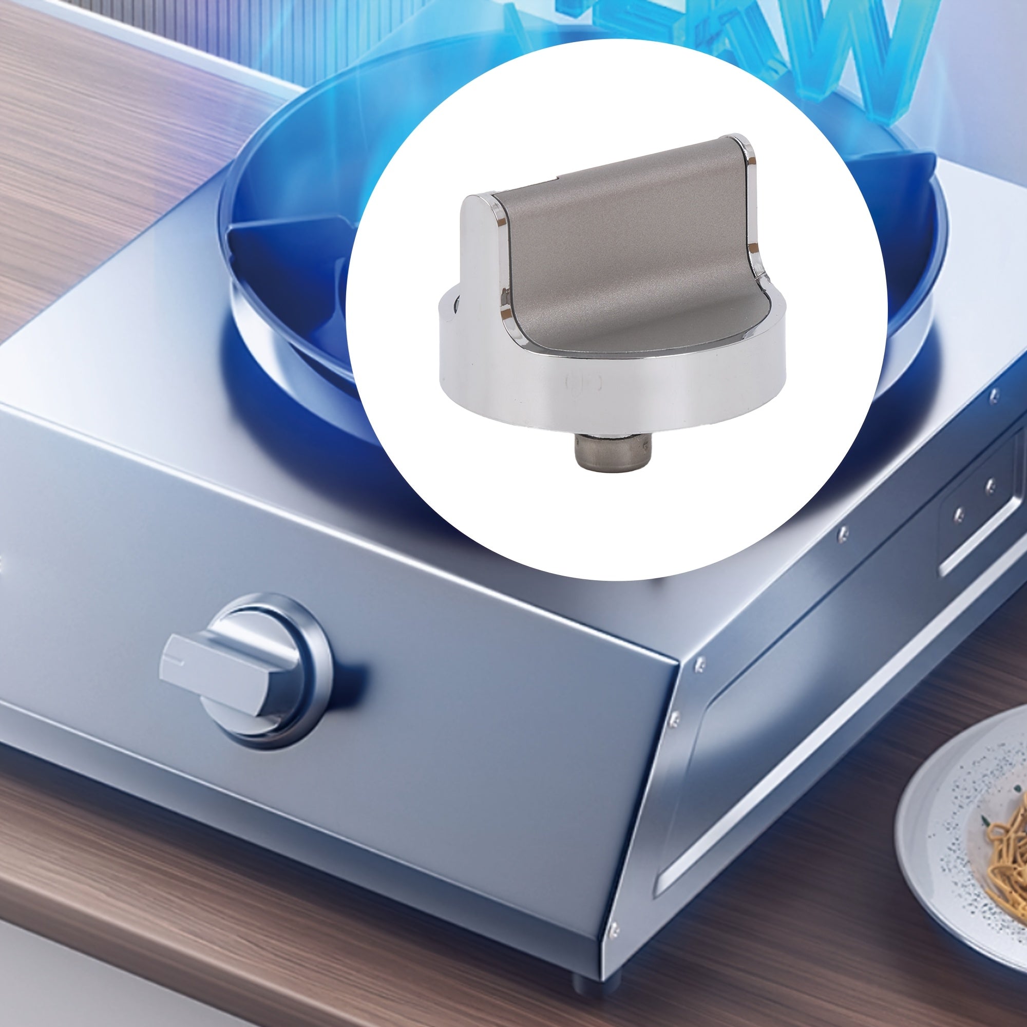 4-Piece Stove Control Knob Set for Gas Range Appliance Replacement